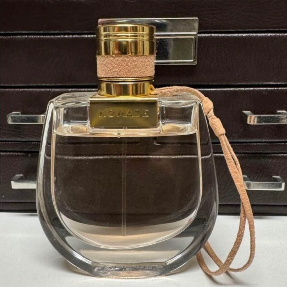 Chloe Nomade Perfume with Gold and Tan Accents